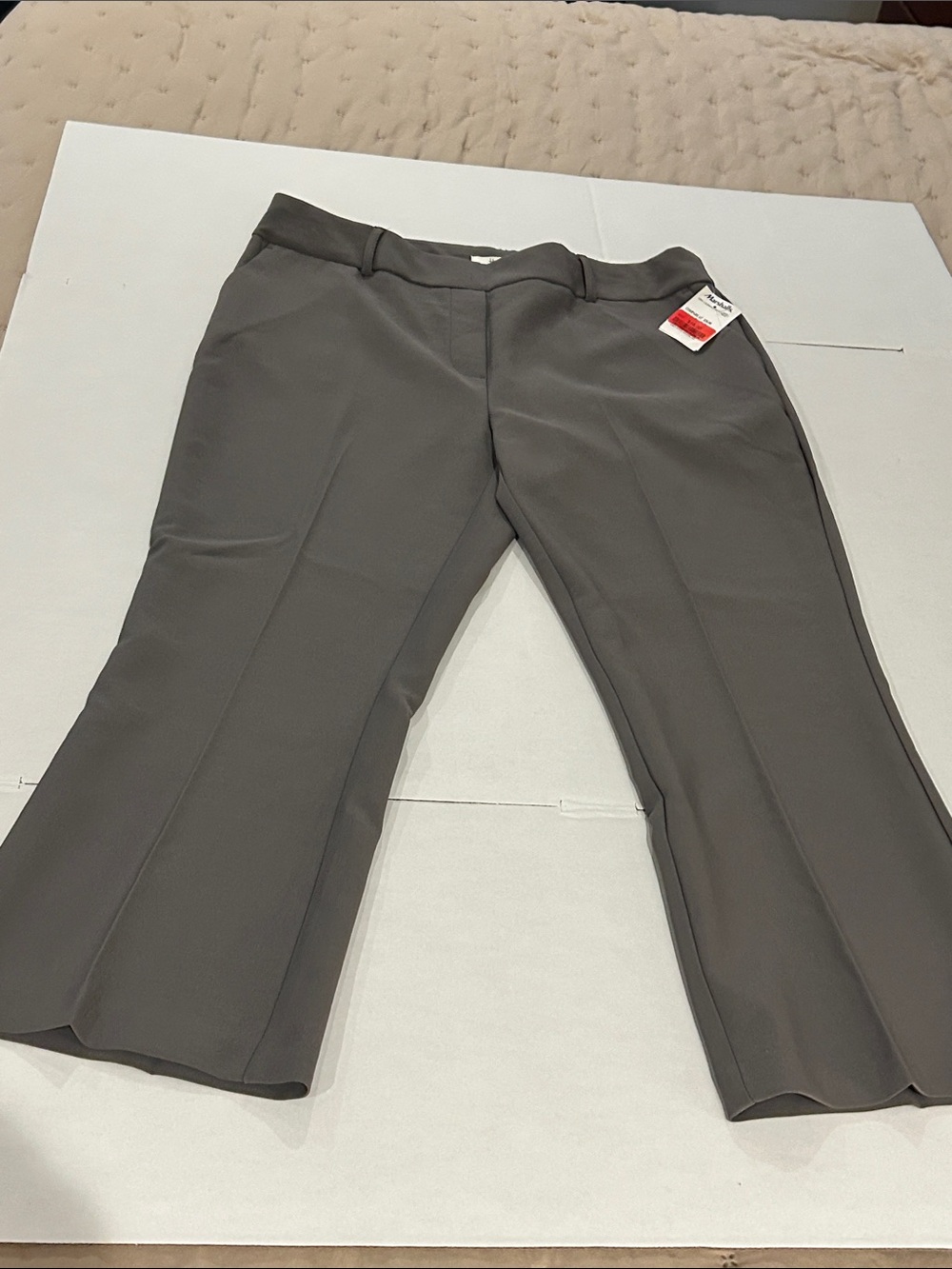 Haver & Blair size L ankle length dress pants gray